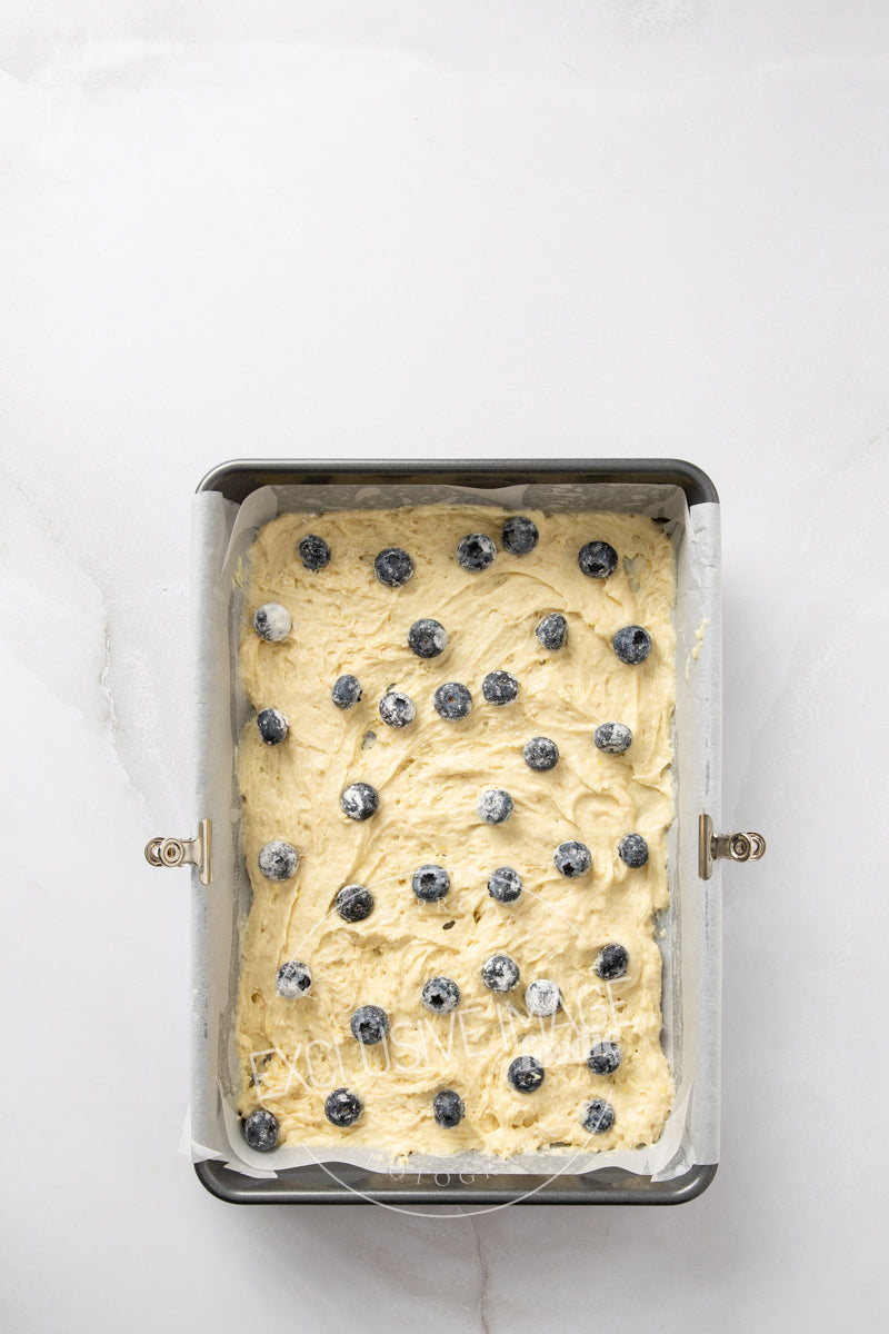 Blueberry Coffee Cake with Lemon Glaze Recipe (exclusive)