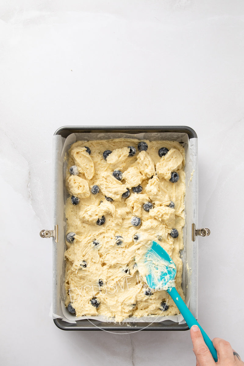 Blueberry Coffee Cake with Lemon Glaze Recipe (exclusive)