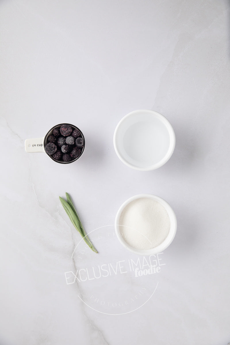 Blueberry Sage Mocktail Recipe - Exclusive Recipe & Food Photography For Bloggers