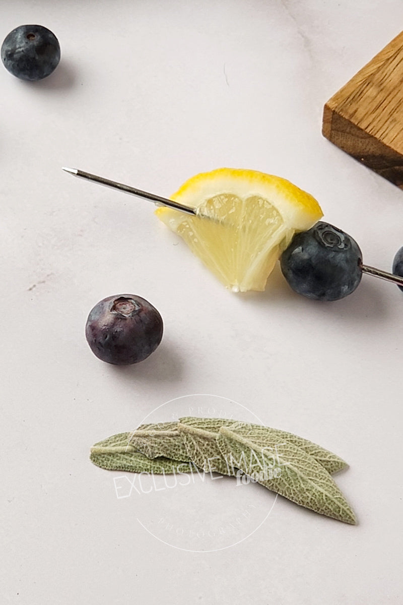 Blueberry Sage Mocktail Recipe - Exclusive Recipe & Food Photography For Bloggers