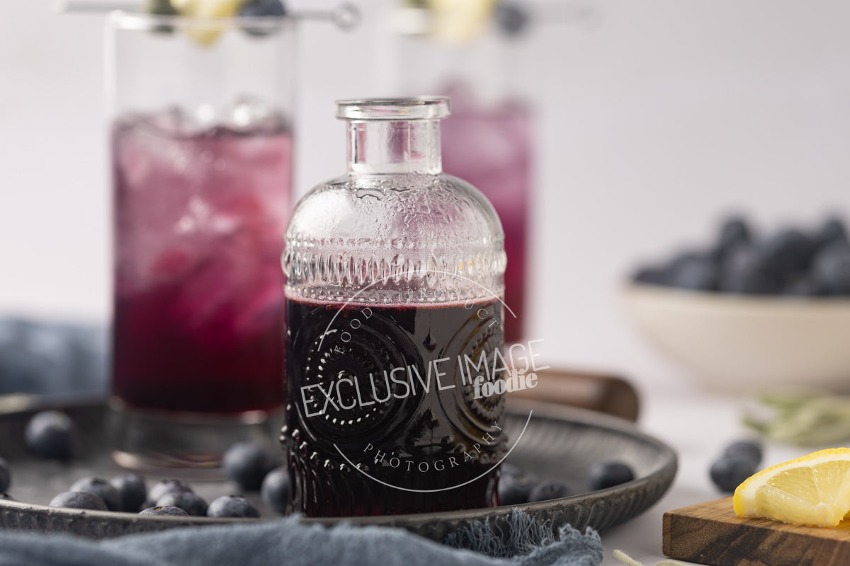 Blueberry Sage Mocktail Recipe - Exclusive Recipe & Food Photography For Bloggers