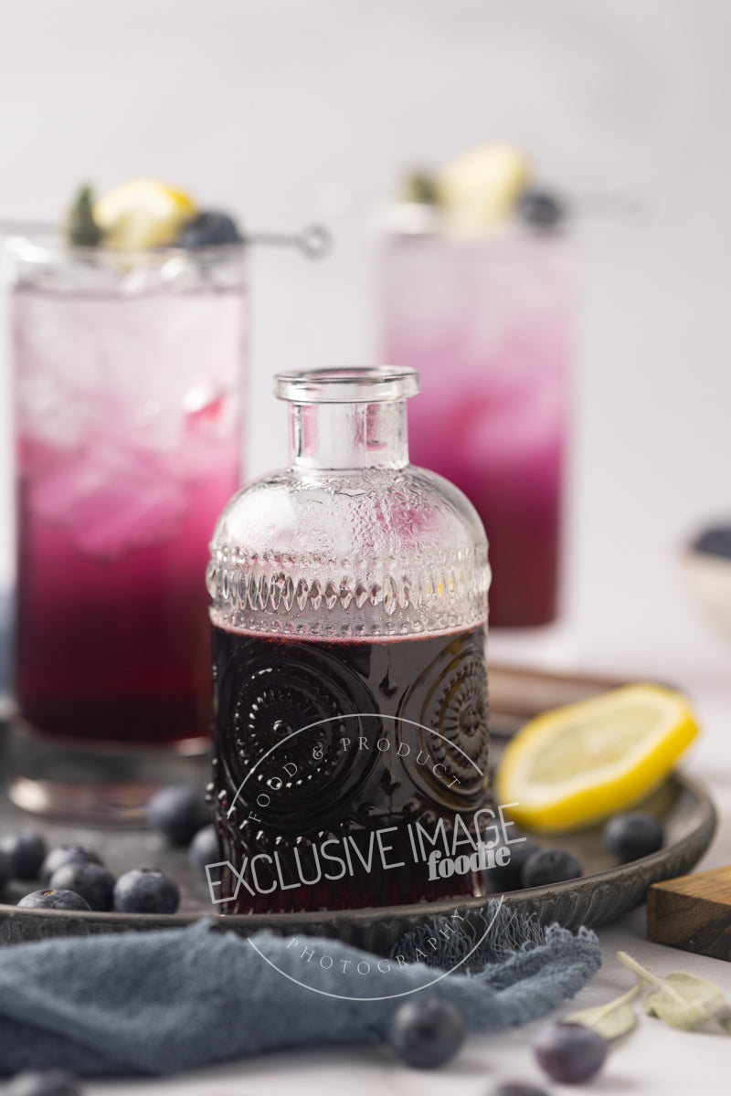 Blueberry Sage Mocktail Recipe - Exclusive Recipe & Food Photography For Bloggers