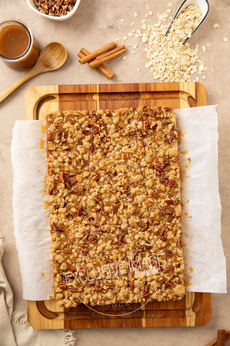 Oatmeal Apple Bars with Toasted Pecans Recipe (exclusive)