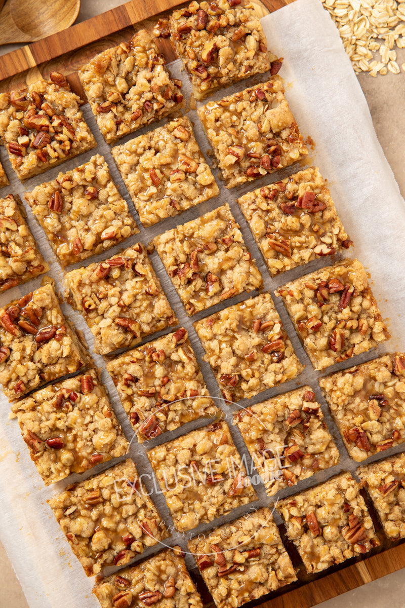 Oatmeal Apple Bars with Toasted Pecans Recipe (exclusive)