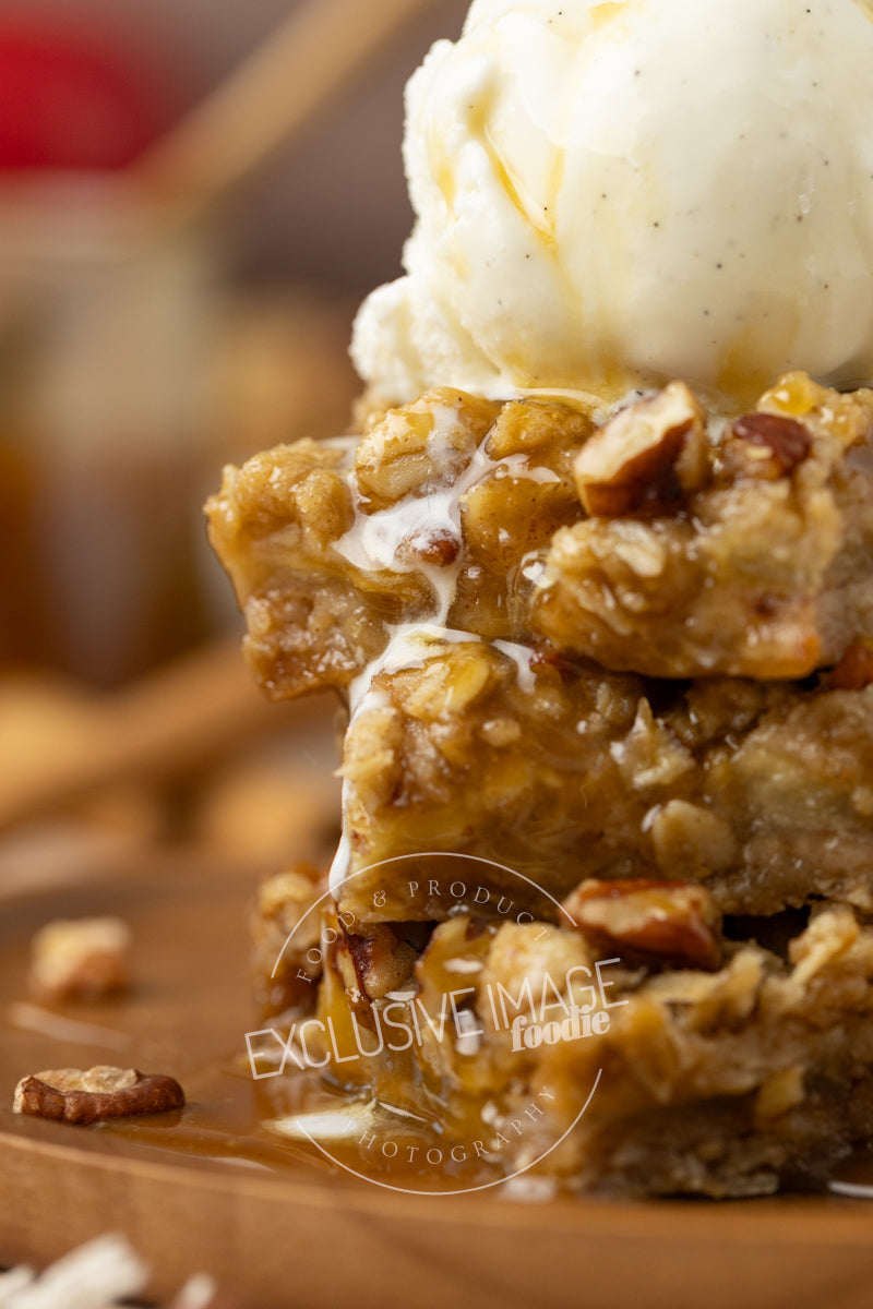 Oatmeal Apple Bars with Toasted Pecans Recipe (exclusive)