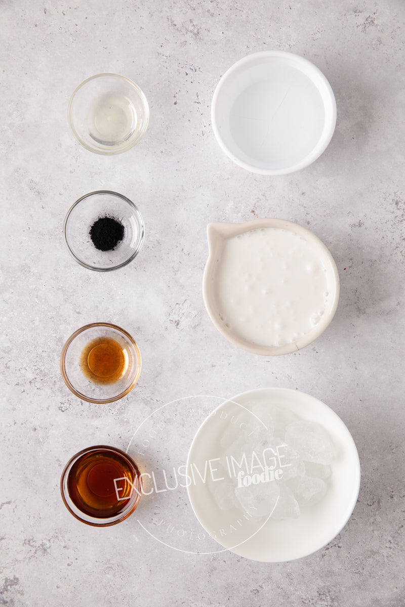 Charcoal Iced “Latte” Recipe, Photos, & Video (Exclusive)