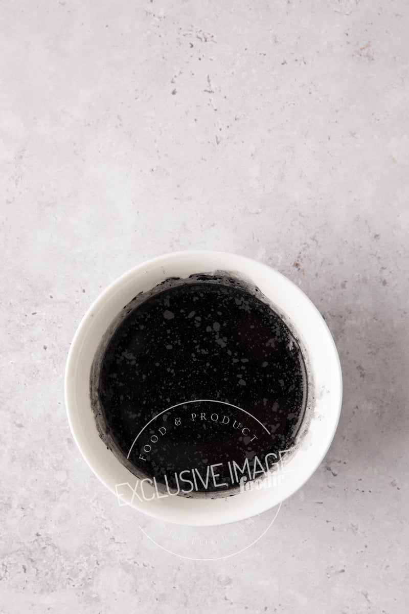 Charcoal Iced “Latte” Recipe, Photos, & Video (Exclusive)