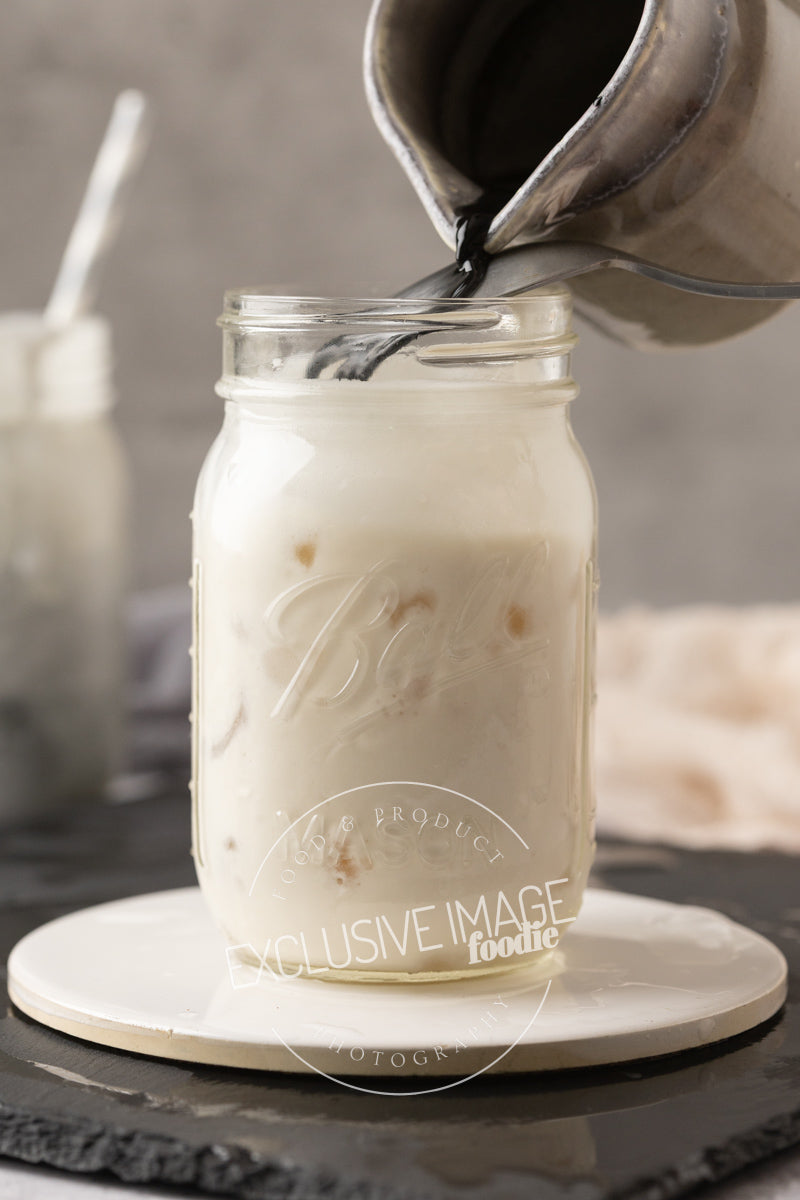 Charcoal Iced “Latte” Recipe, Photos, & Video (Exclusive)