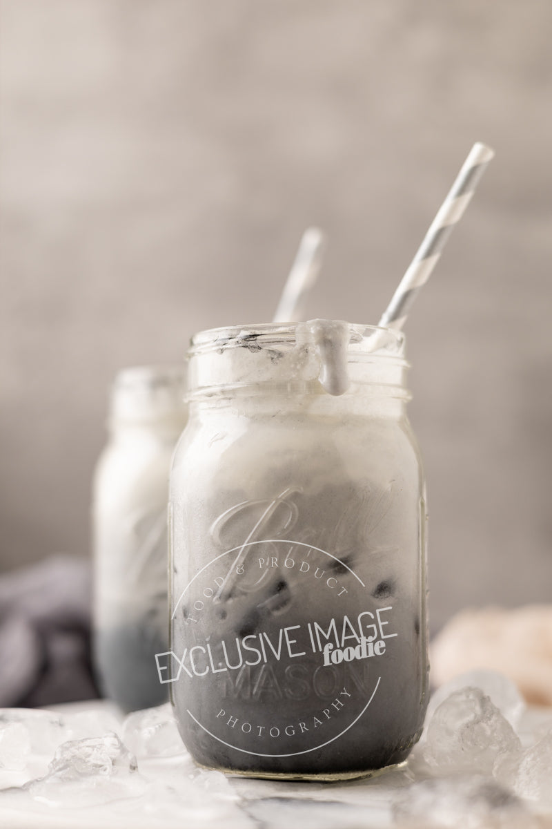 Charcoal Iced “Latte” Recipe, Photos, & Video (Exclusive)