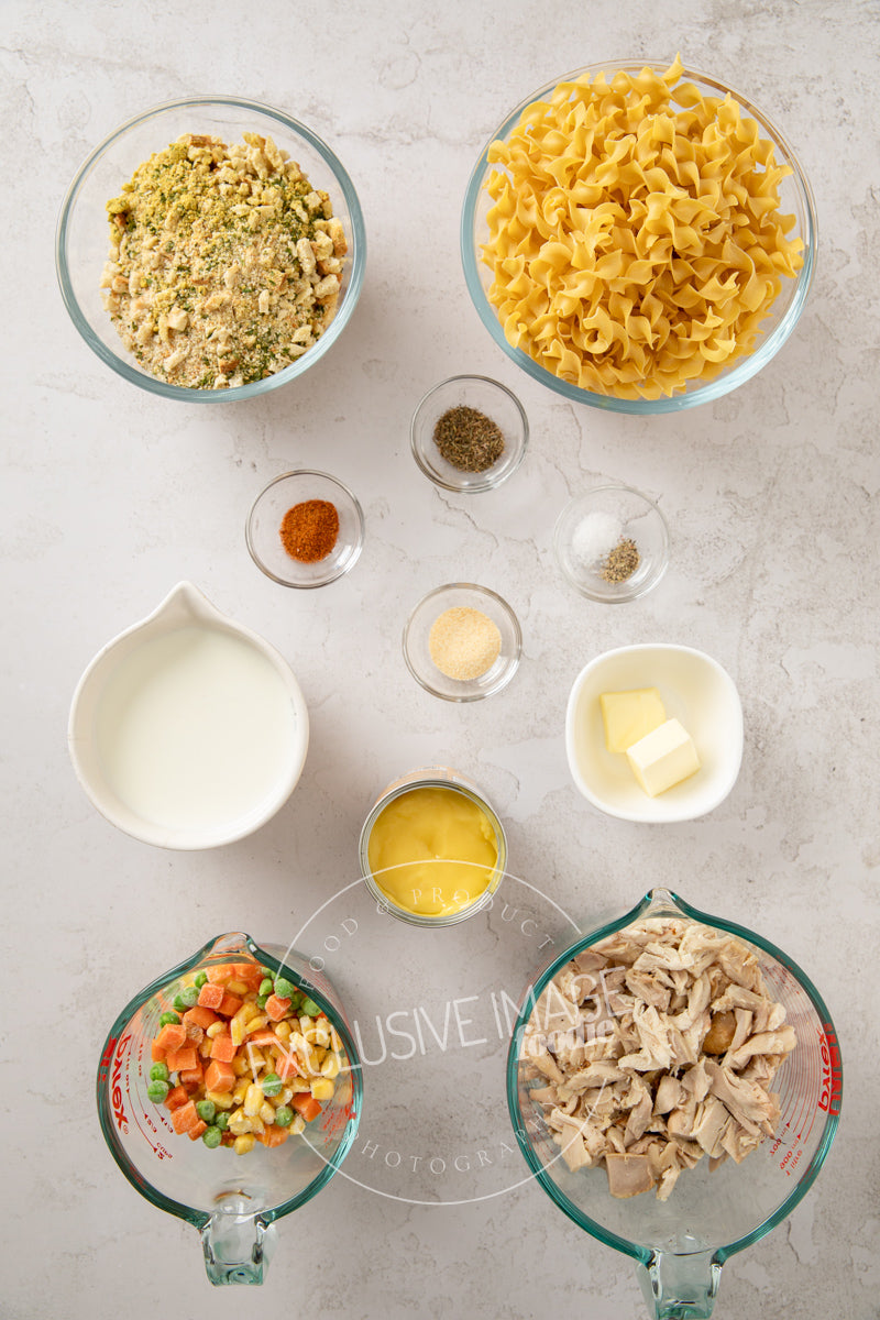 Chicken Noodle Casserole with Stuffing Recipe (exclusive)