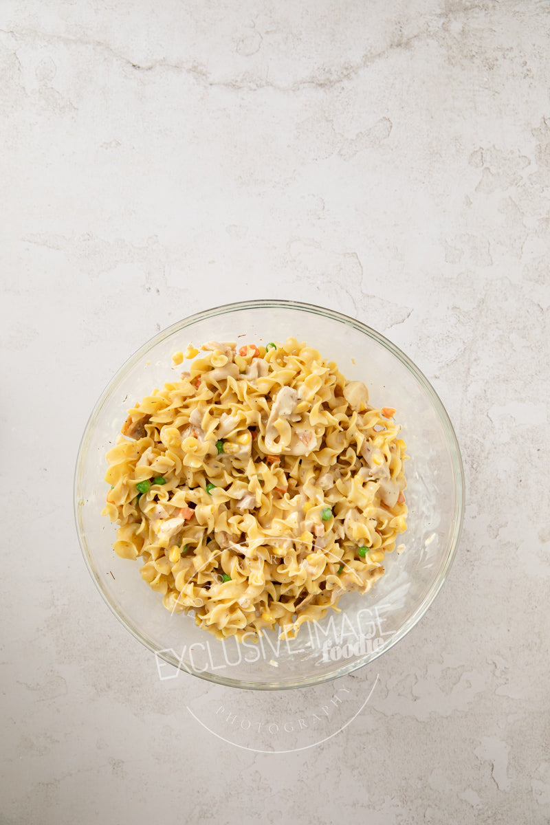 Chicken Noodle Casserole with Stuffing Recipe (exclusive)