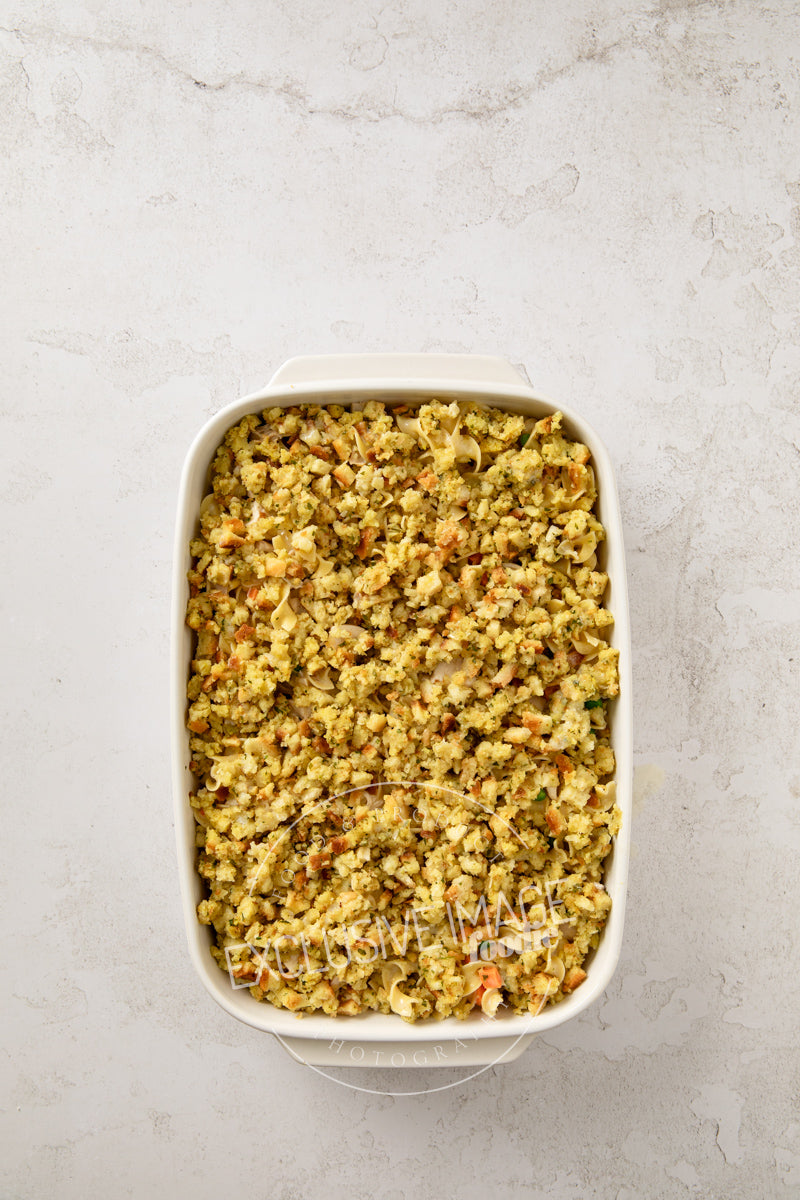 Chicken Noodle Casserole with Stuffing Recipe (exclusive)