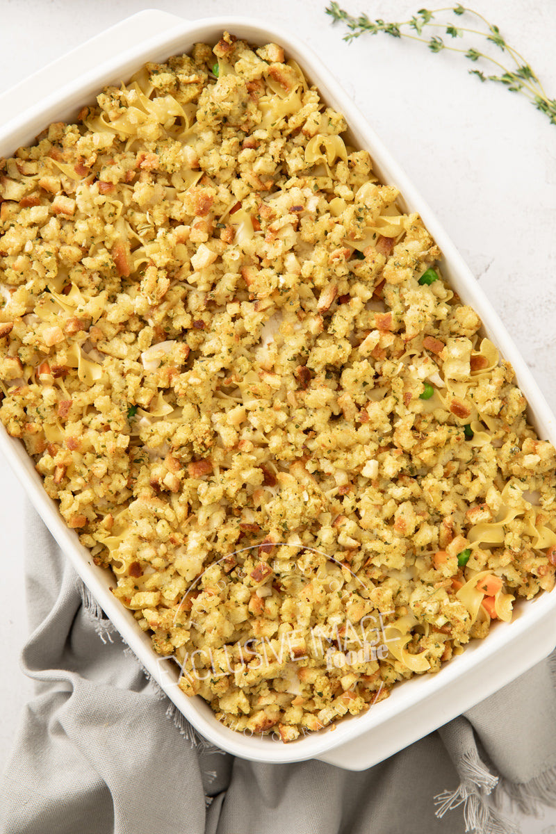 Chicken Noodle Casserole with Stuffing Recipe (exclusive)