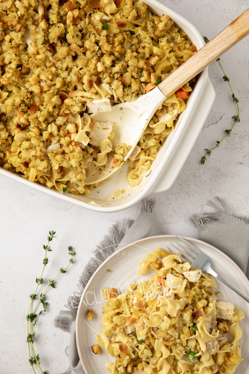 Chicken Noodle Casserole with Stuffing Recipe (exclusive)