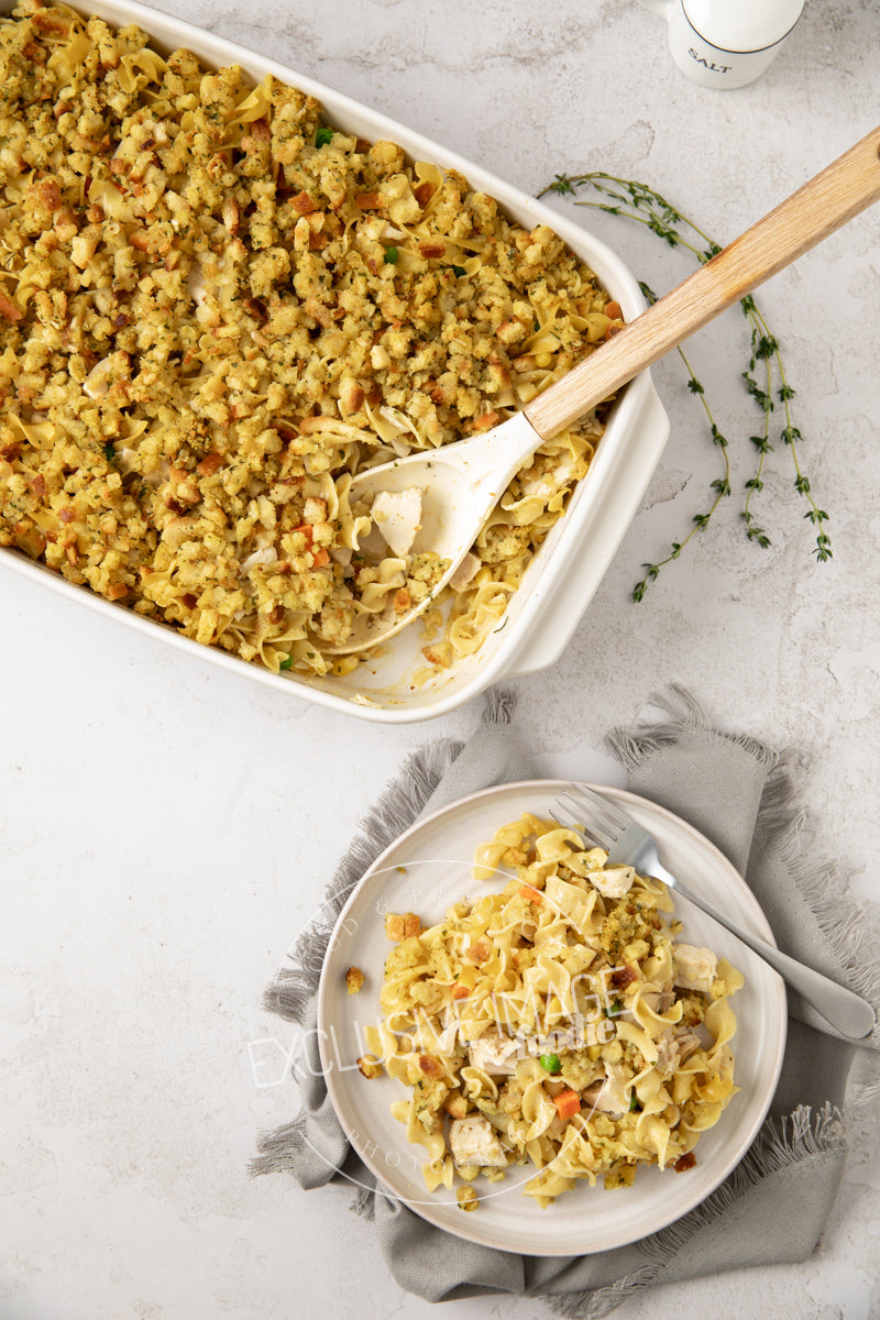 Chicken Noodle Casserole with Stuffing Recipe (exclusive)