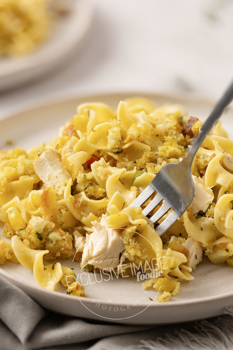 Chicken Noodle Casserole with Stuffing Recipe (exclusive)