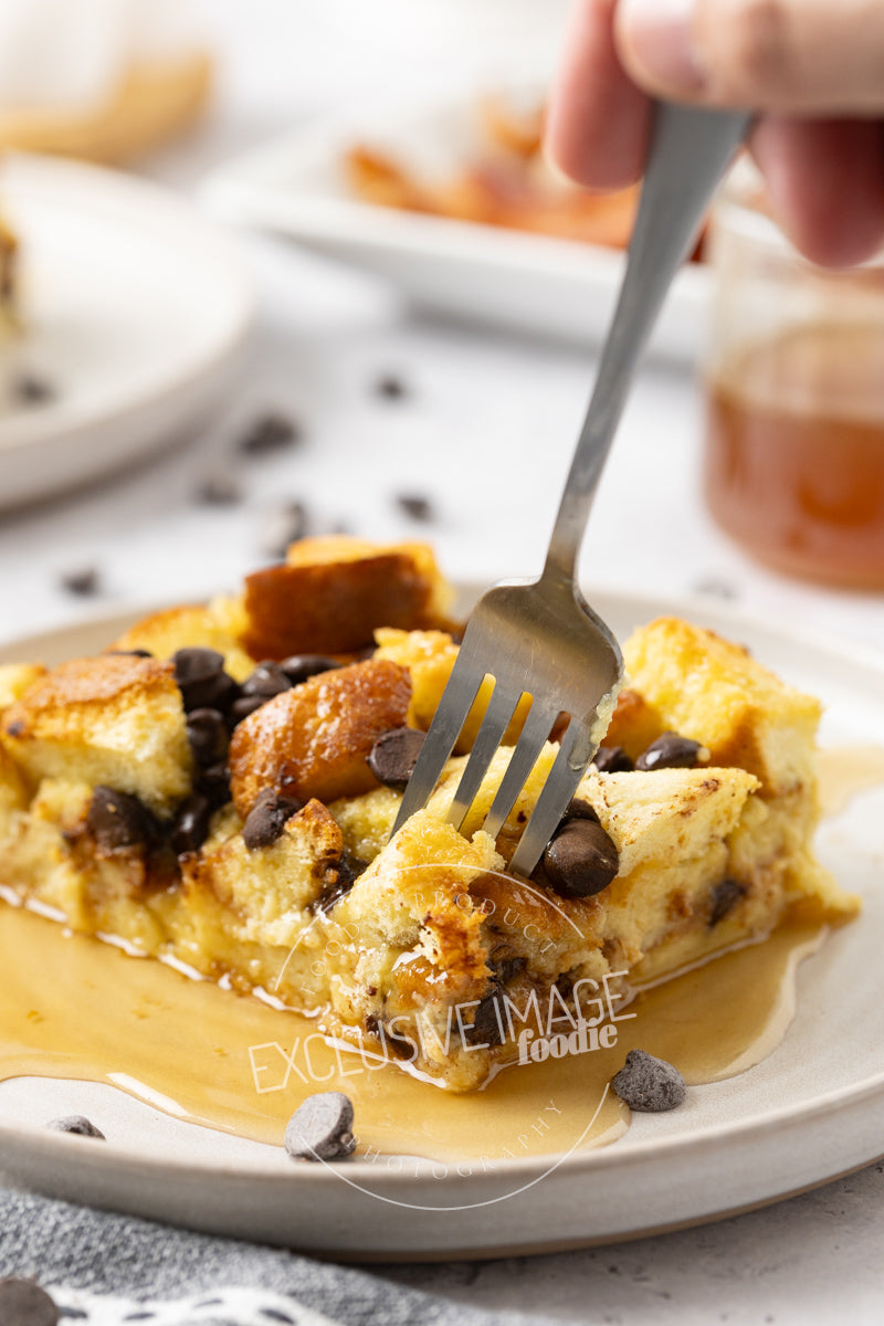 Chocolate Chip Baked French Toast Casserole Recipe (exclusive)