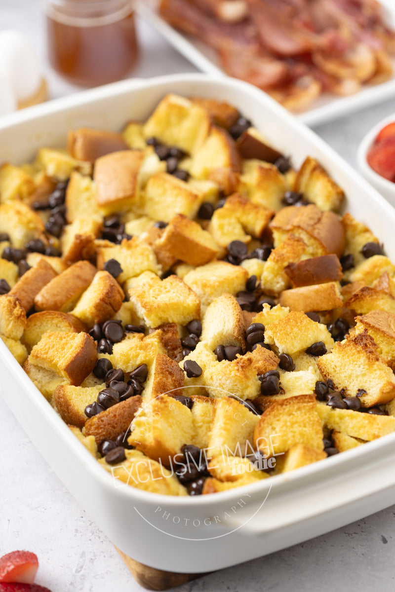 Chocolate Chip Baked French Toast Casserole Recipe (exclusive)