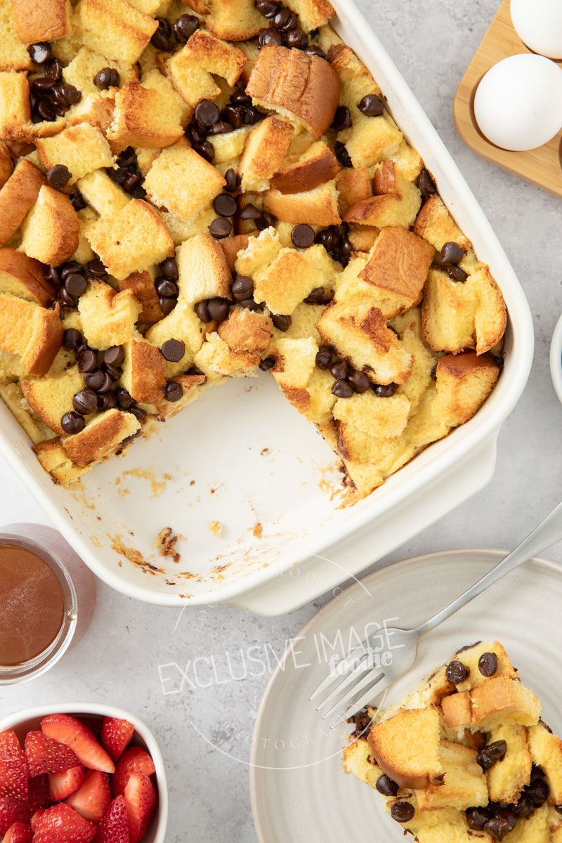 Chocolate Chip Baked French Toast Casserole Recipe (exclusive)