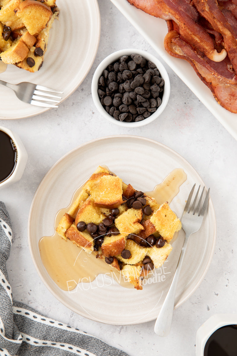 Chocolate Chip Baked French Toast Casserole Recipe (exclusive)