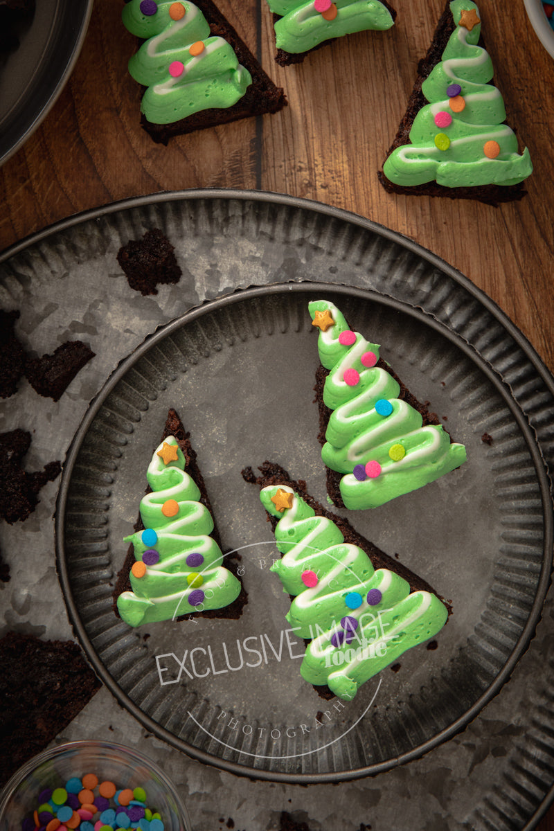 No Tears From-Scratch Fudgy Christmas Tree Brownies Recipe (exclusive)