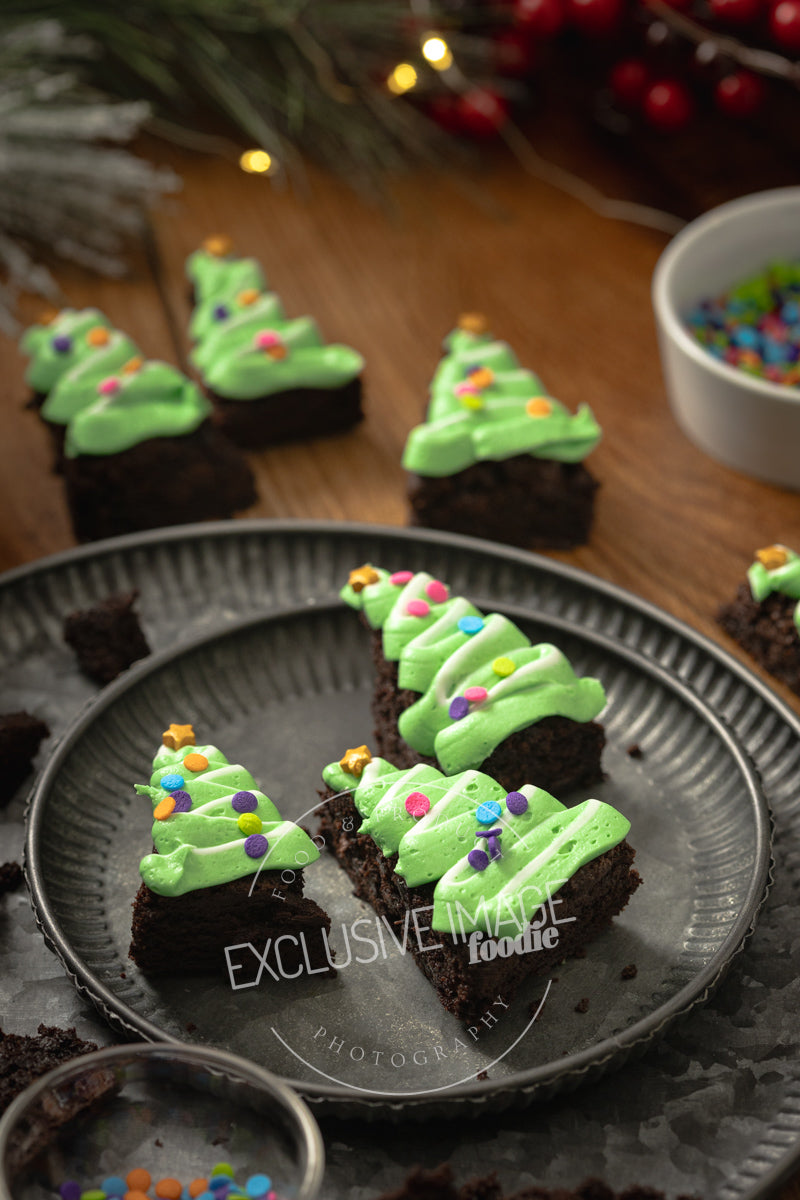 No Tears From-Scratch Fudgy Christmas Tree Brownies Recipe (exclusive)