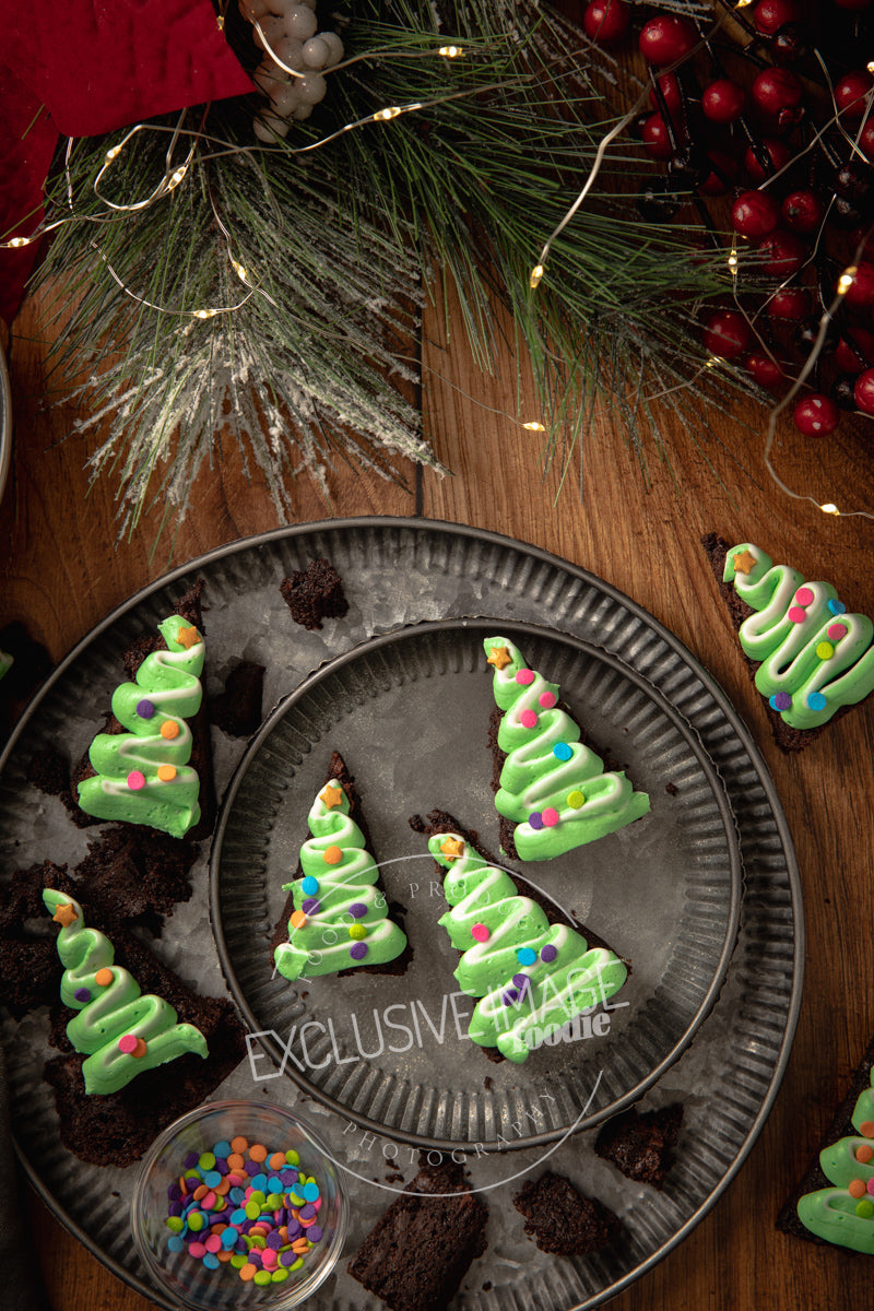 No Tears From-Scratch Fudgy Christmas Tree Brownies Recipe (exclusive)