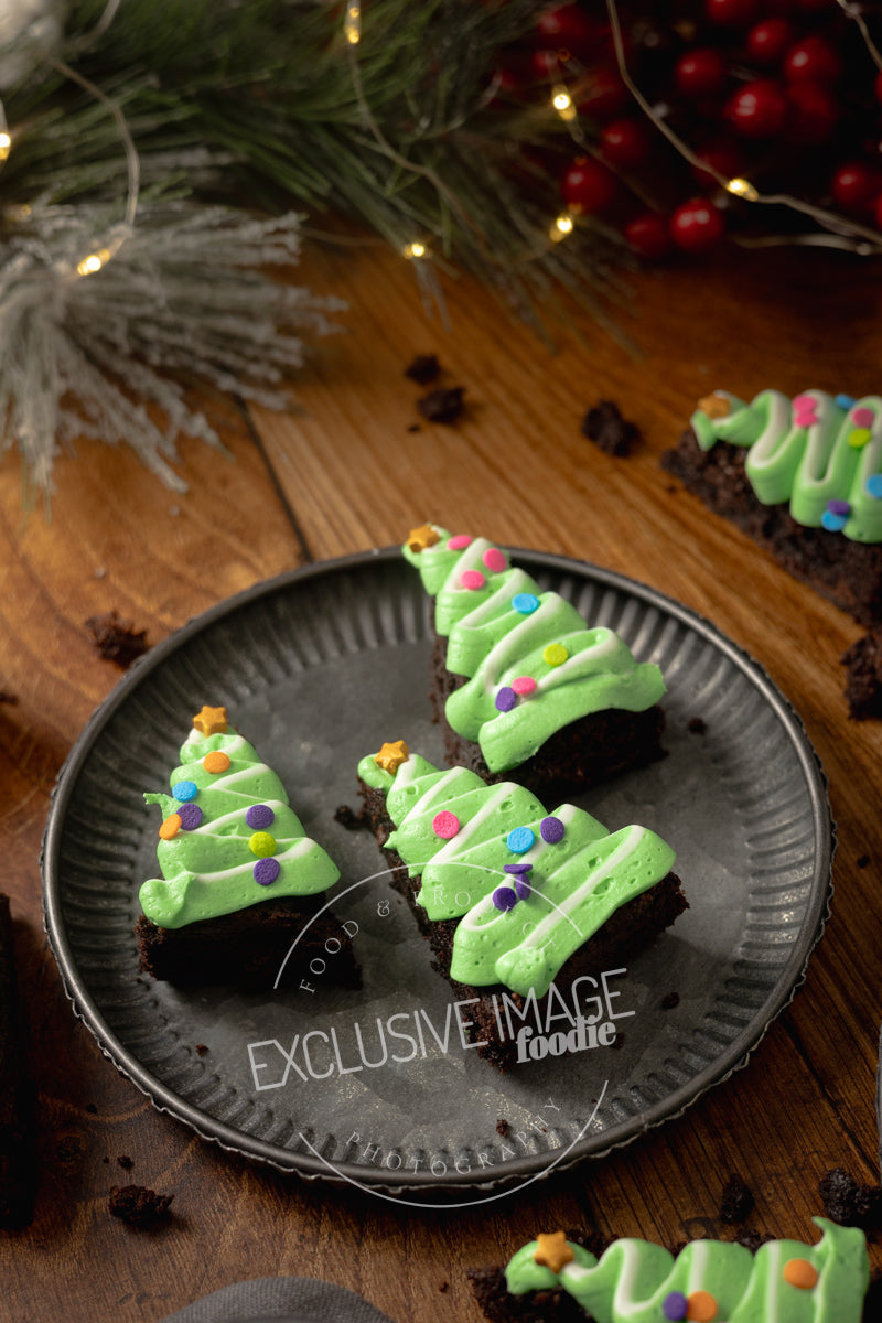 No Tears From-Scratch Fudgy Christmas Tree Brownies Recipe (exclusive)