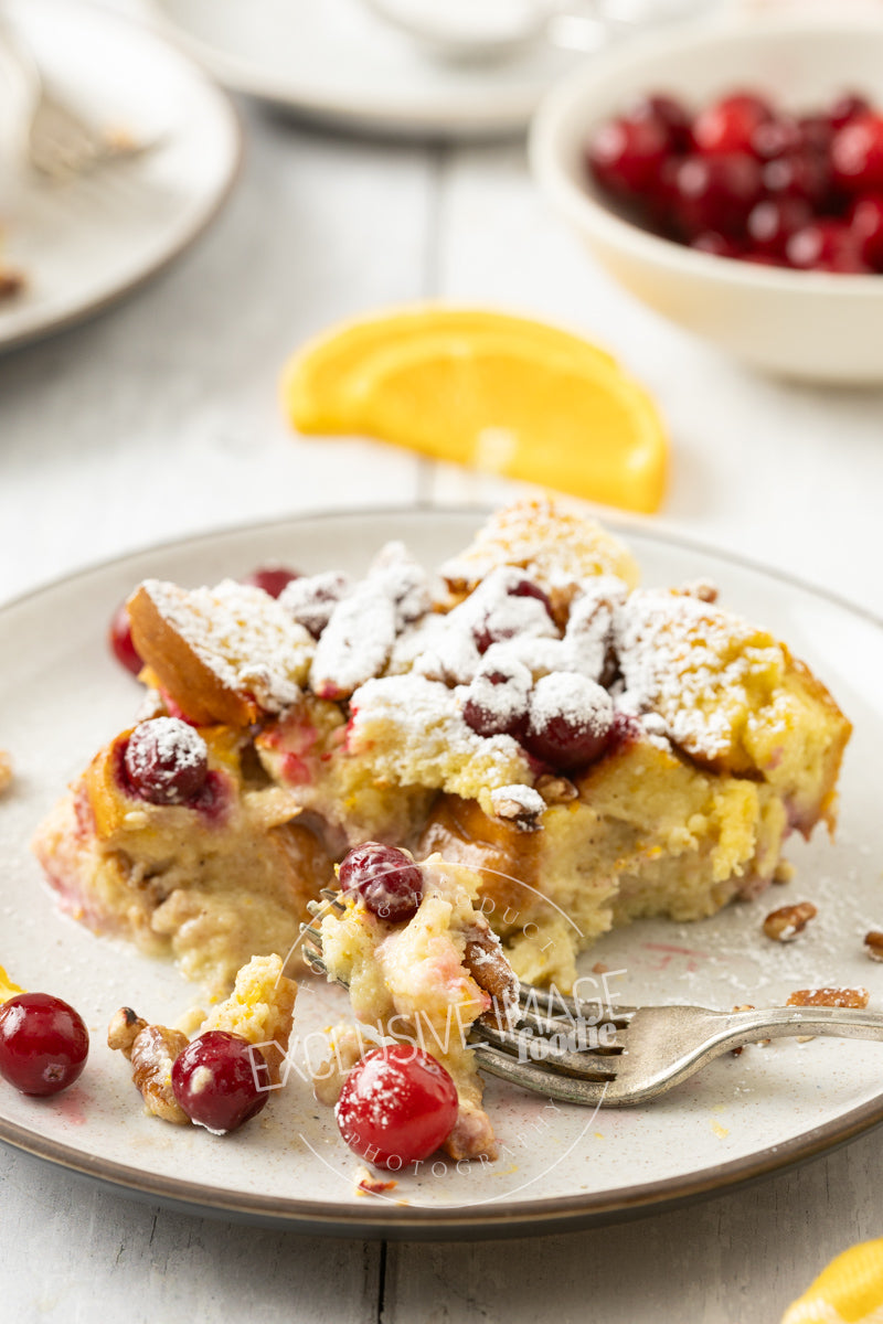 Cranberry Orange Baked French Toast Casserole Recipe (exclusive)