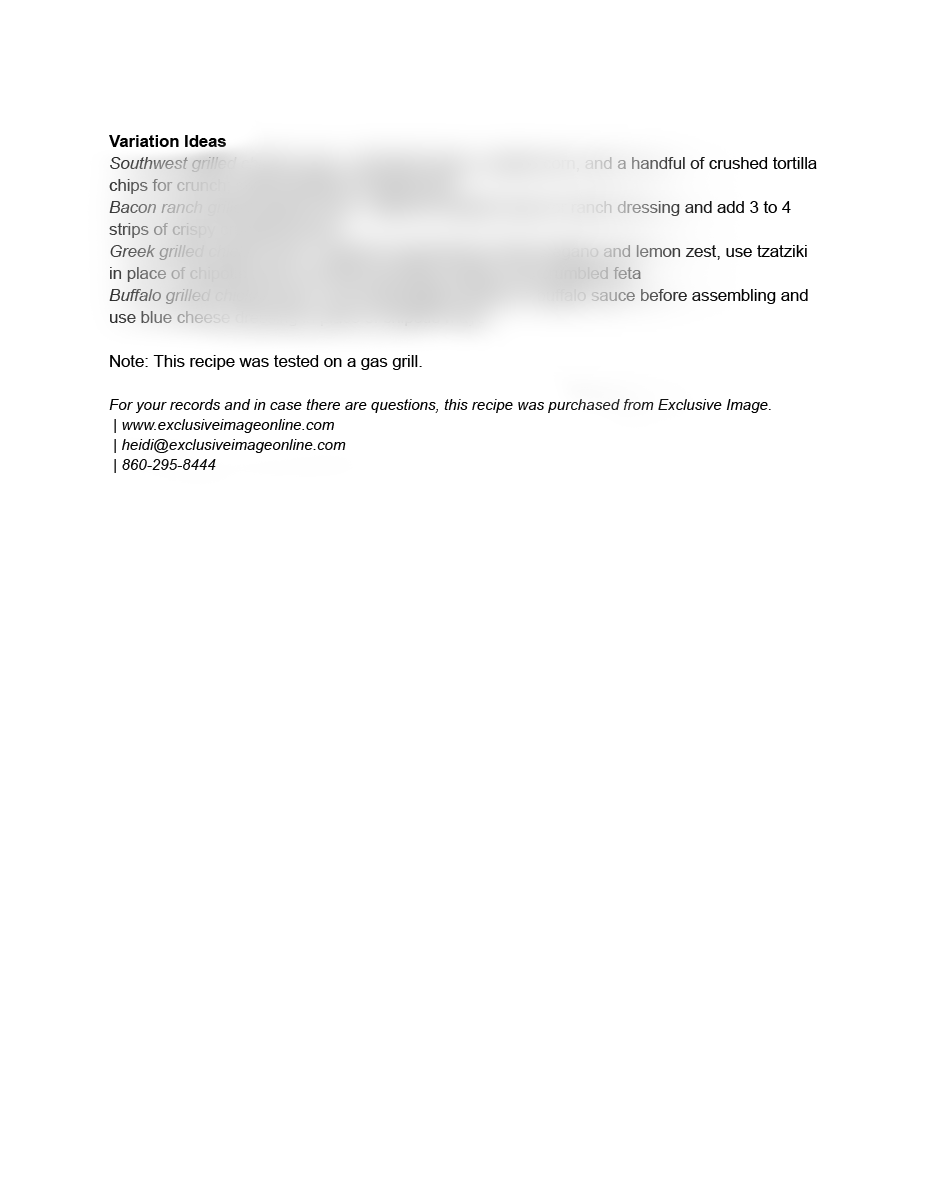 Grilled chicken wrap recipe instructions preview food blogger