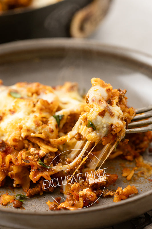 Cheesy One-Pan Lazy Beef Lasagna Skillet Recipe (exclusive)