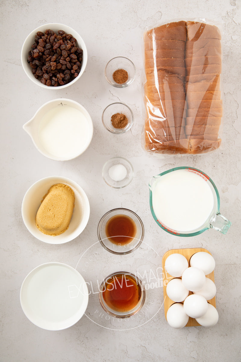Rum Raisin Bread Pudding Recipe (exclusive)