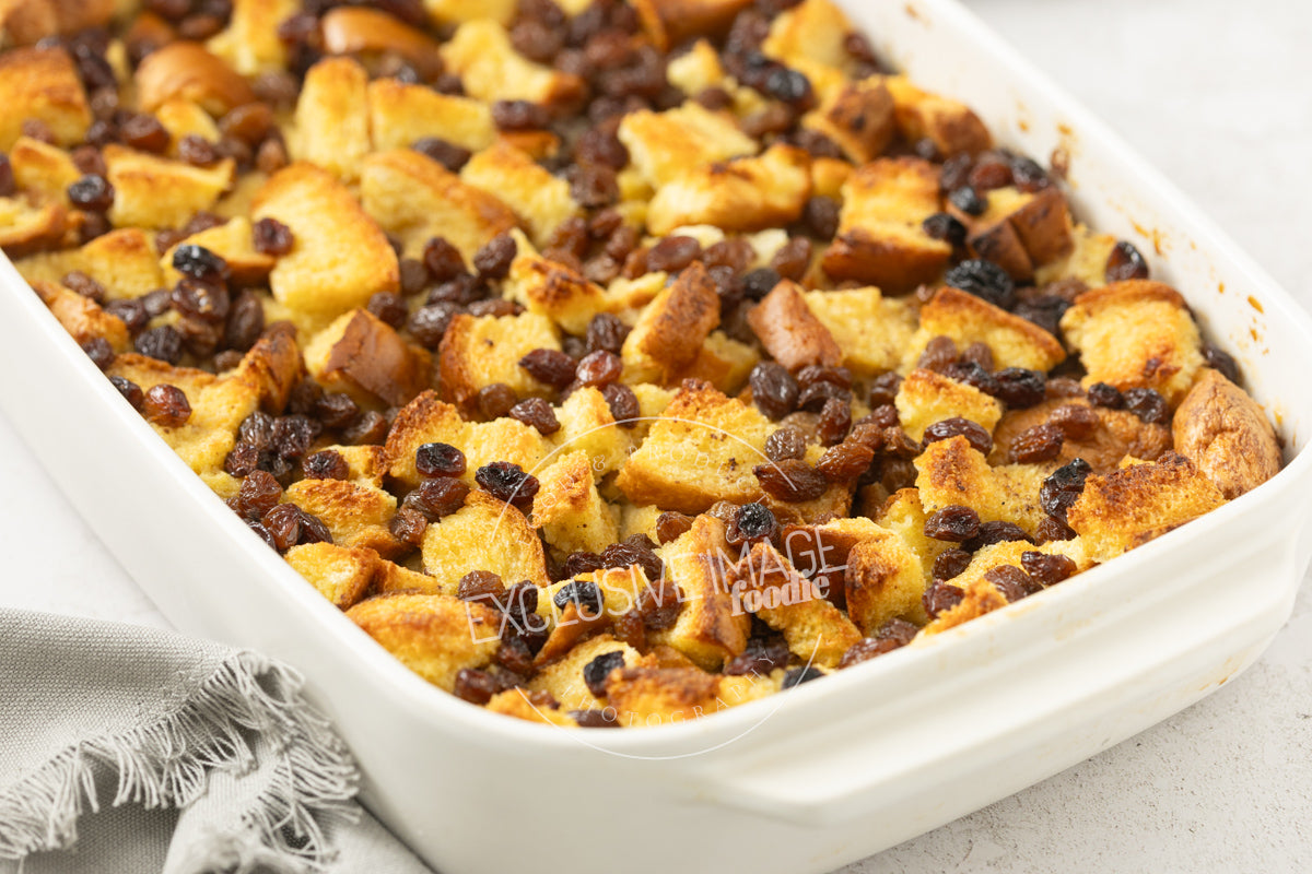 Rum Raisin Bread Pudding Recipe (exclusive)