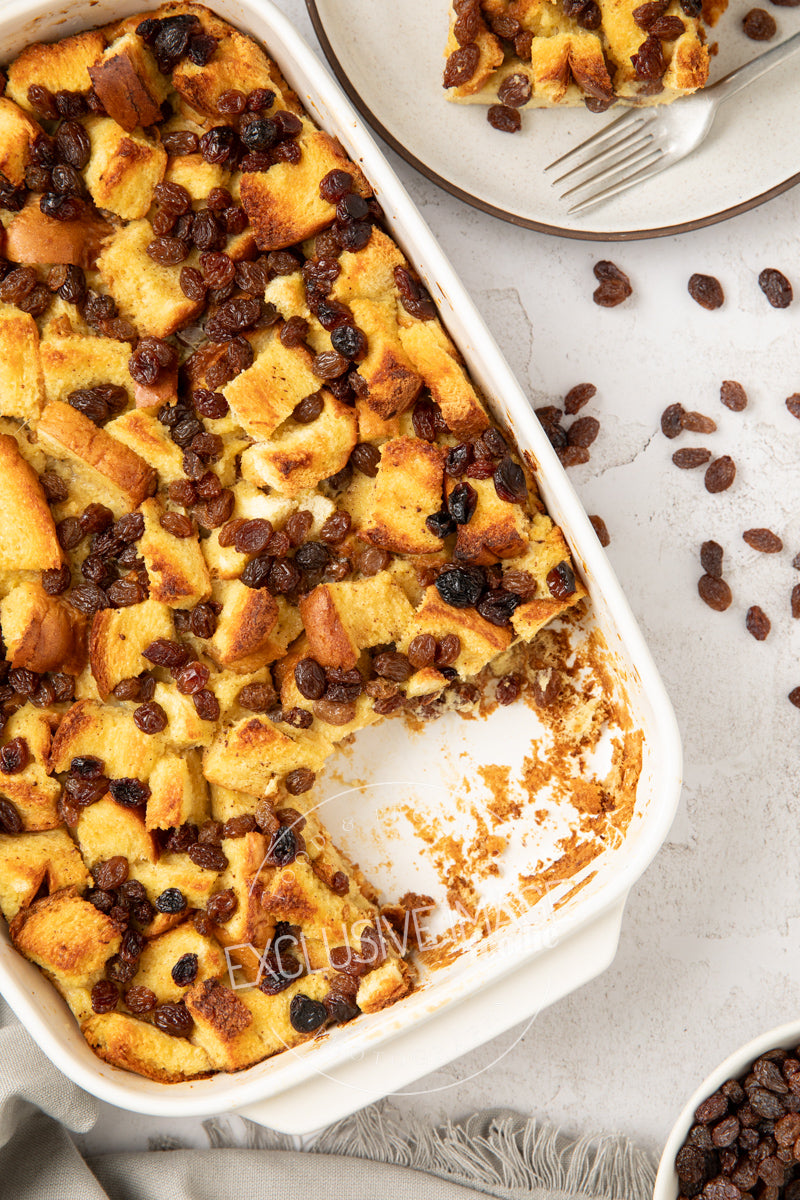 Rum Raisin Bread Pudding Recipe (exclusive)