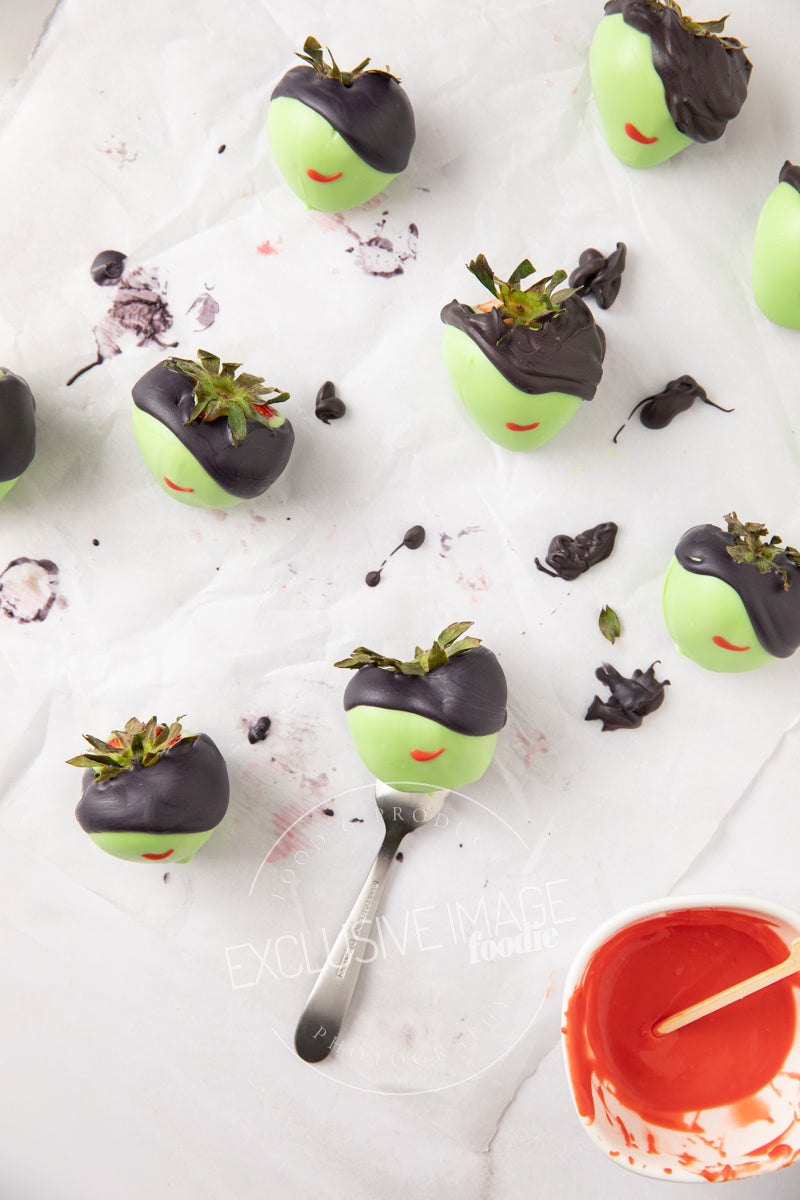 Wicked Themed White Chocolate Covered Strawberries Recipe + VIDEO (exclusive)