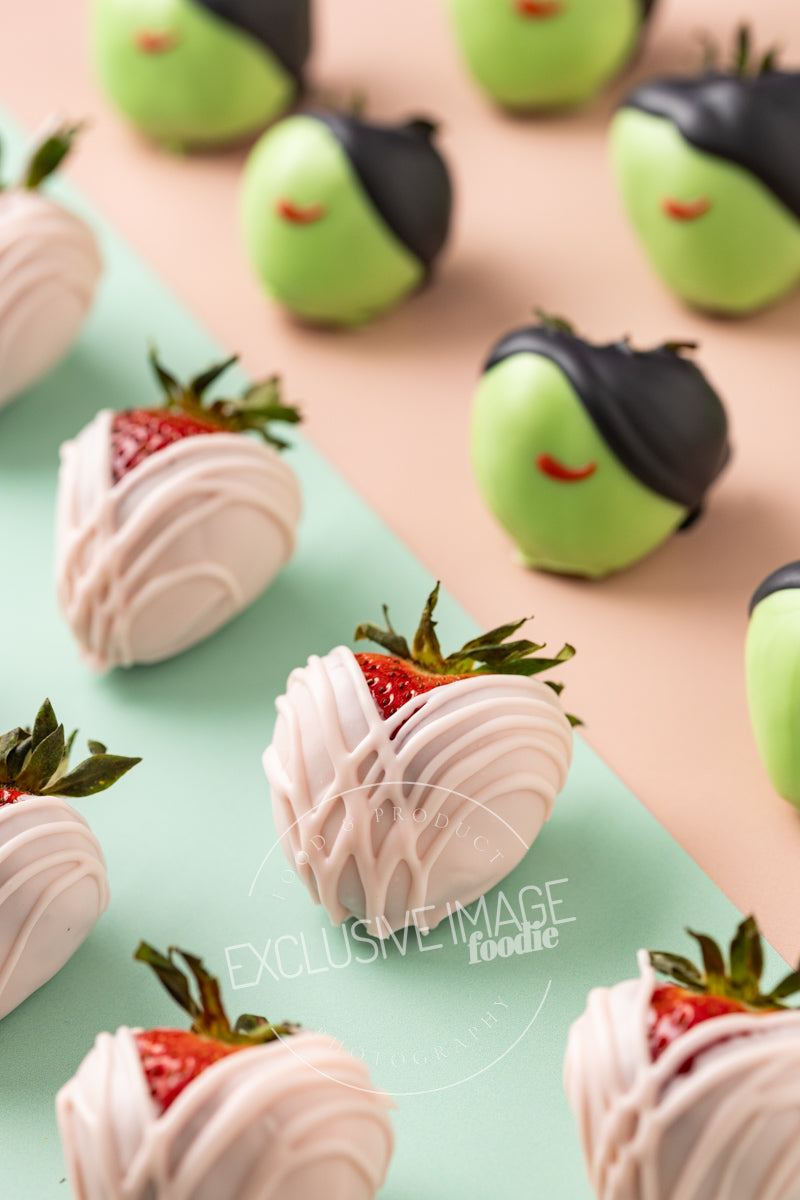 Wicked Themed White Chocolate Covered Strawberries Recipe + VIDEO (exclusive)