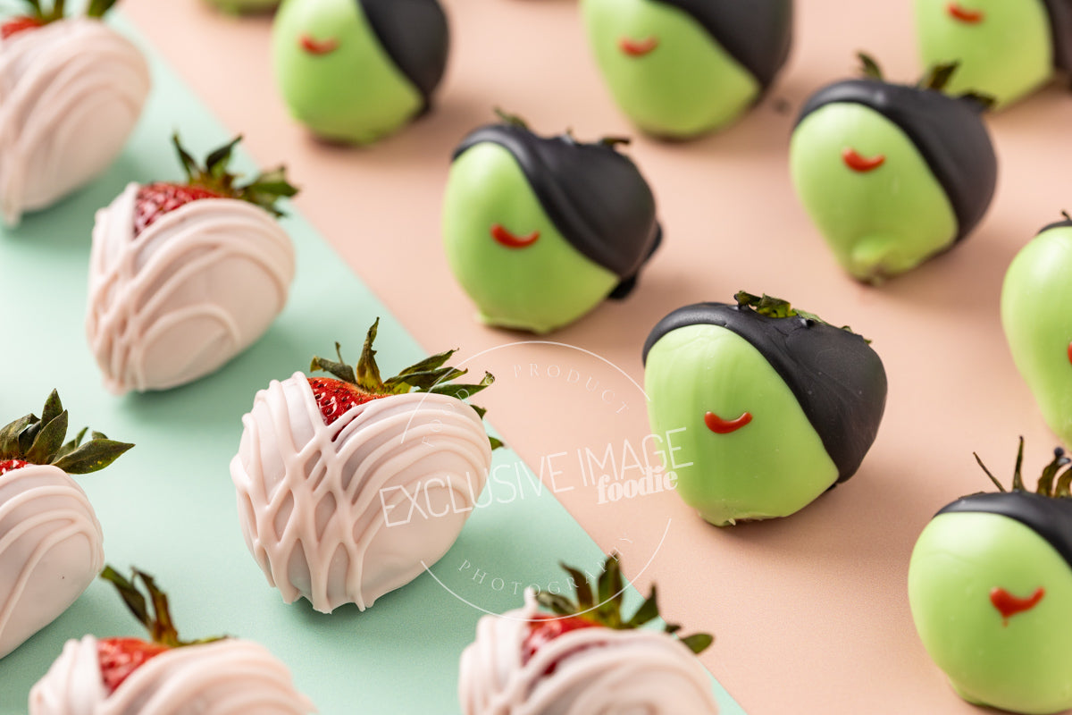 Wicked Themed White Chocolate Covered Strawberries Recipe + VIDEO (exclusive)