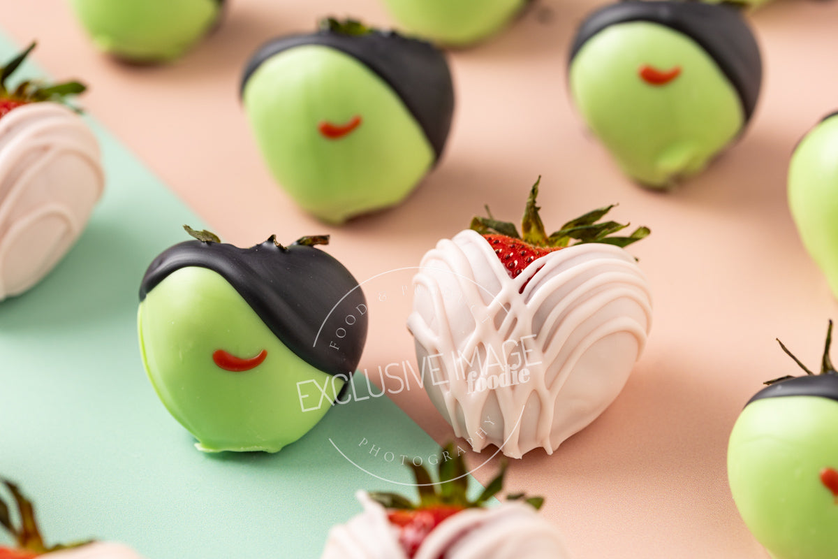 Wicked Themed White Chocolate Covered Strawberries Recipe + VIDEO (exclusive)