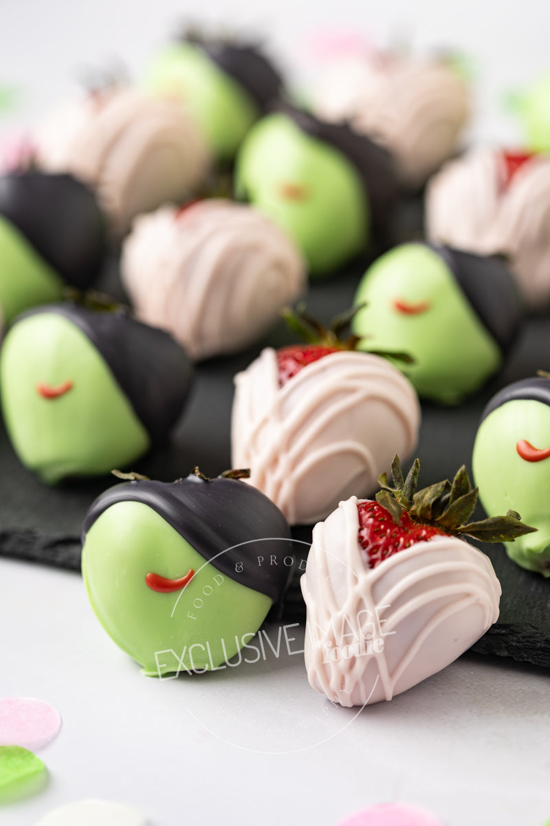 Wicked Themed White Chocolate Covered Strawberries Recipe + VIDEO (exclusive)