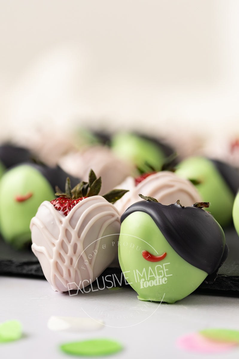 Wicked Themed White Chocolate Covered Strawberries Recipe + VIDEO (exclusive)
