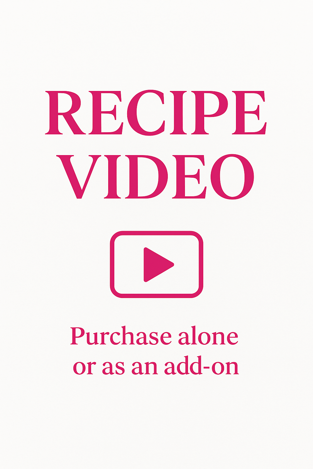 Tutorial Recipe Video