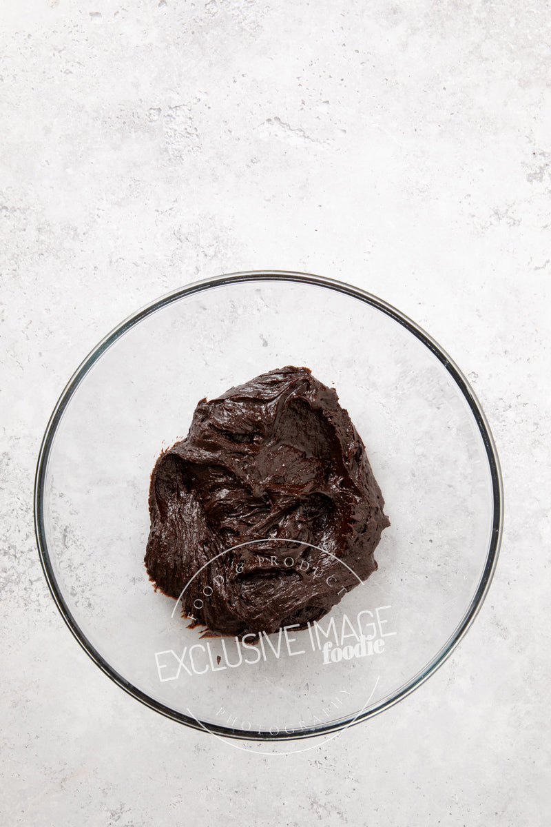 process image of how to make 2 bite cherry brownies
