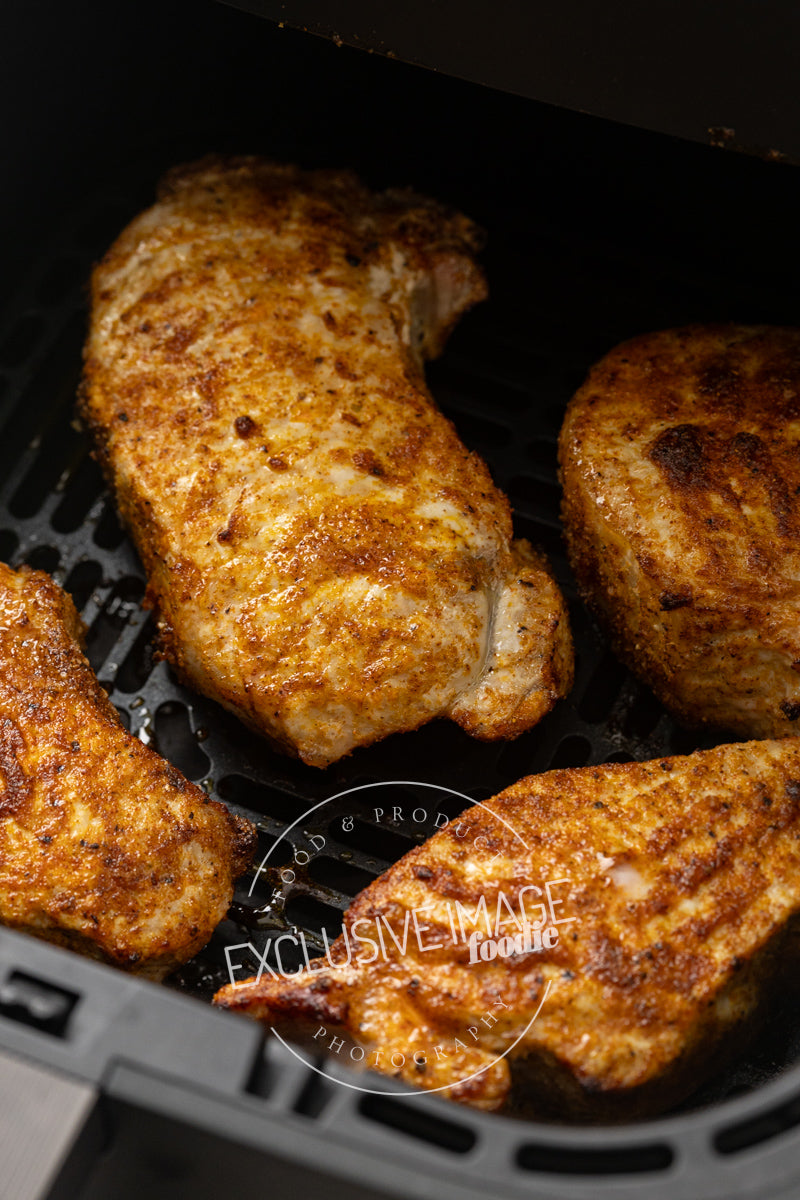 Air Fryer Pork Chops Recipe (exclusive + VIDEO)