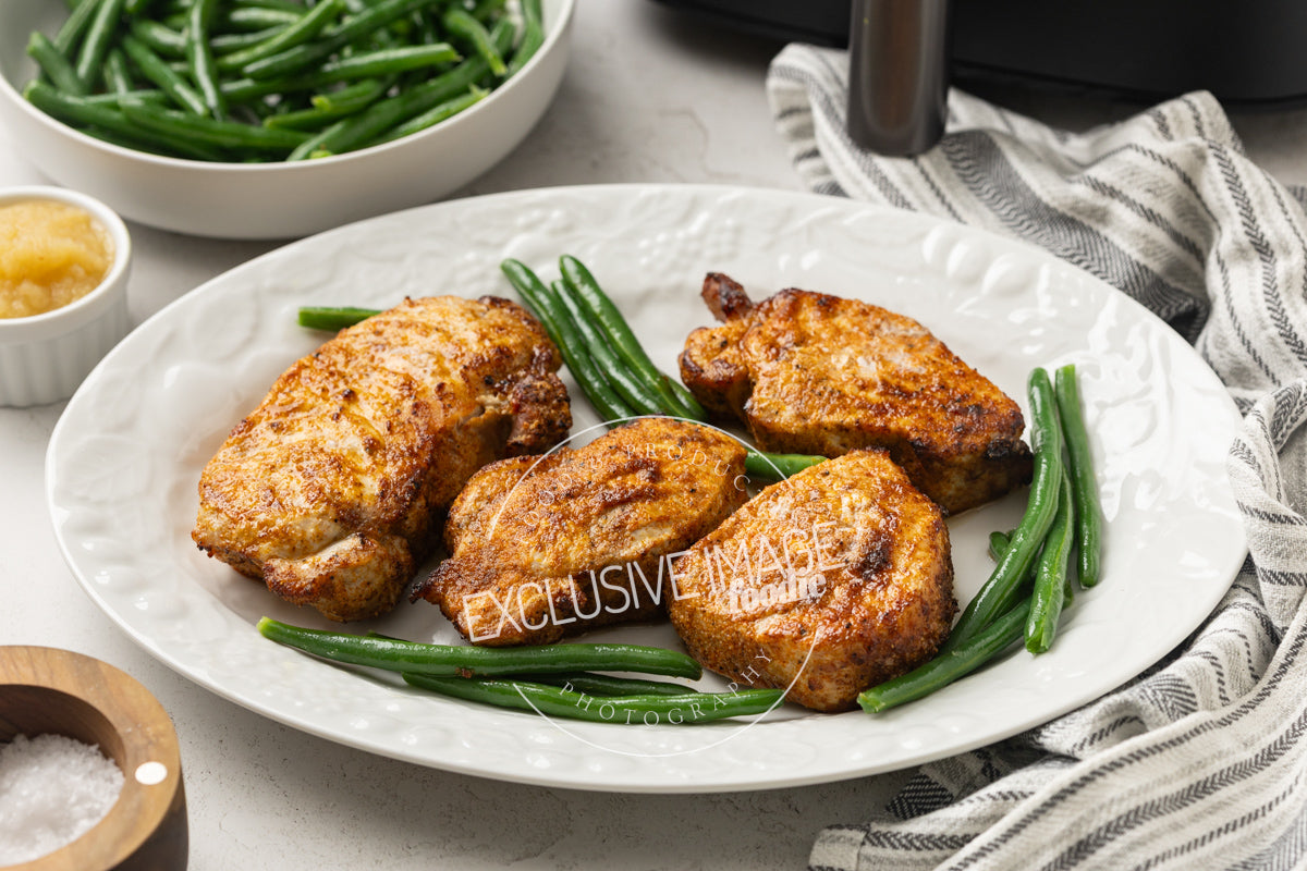 Air Fryer Pork Chops Recipe (exclusive + VIDEO)