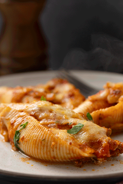 Beef Stuffed Shells with Cottage Cheese Recipe (exclusive)