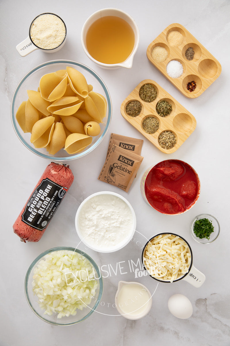 Beef Stuffed Shells with Cottage Cheese Recipe (exclusive)