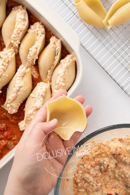 Beef Stuffed Shells with Cottage Cheese Recipe (exclusive)