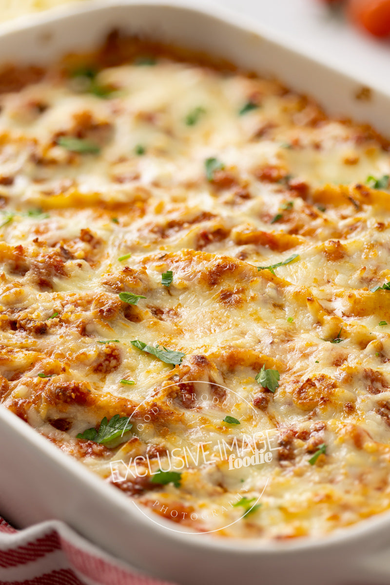 Beef Stuffed Shells with Cottage Cheese Recipe (exclusive)