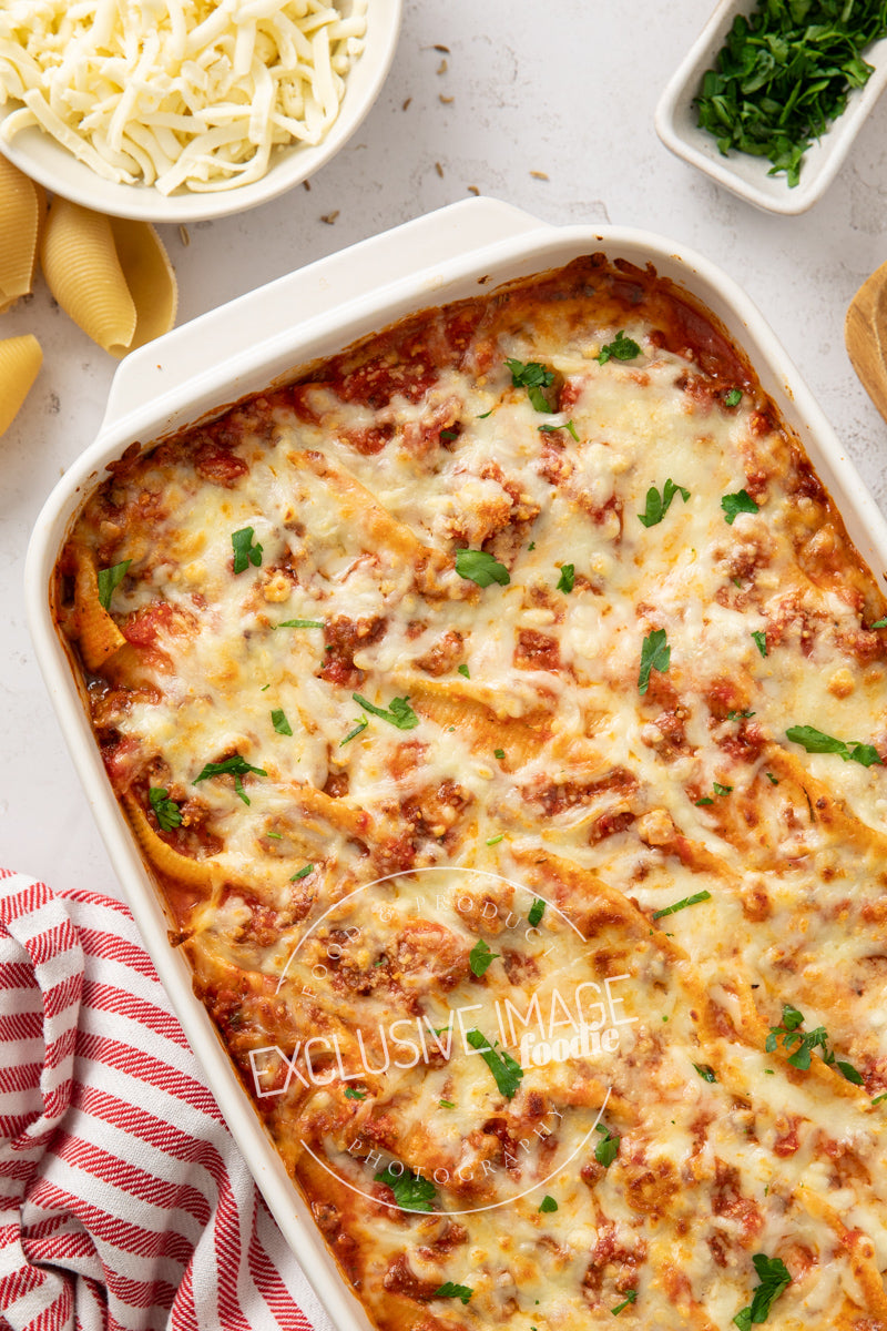 Beef Stuffed Shells with Cottage Cheese Recipe (exclusive)