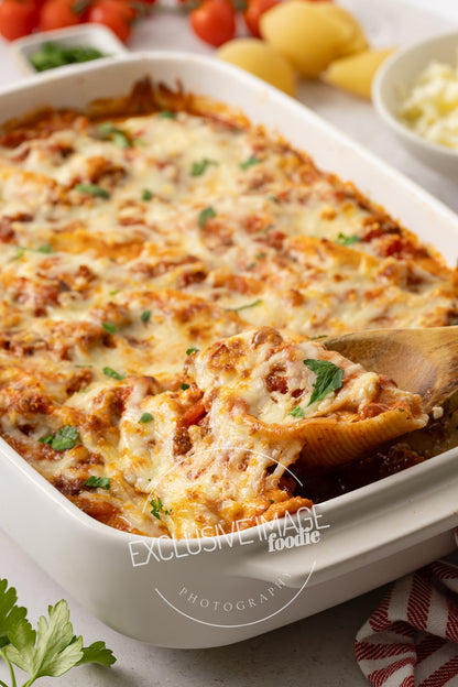 Beef Stuffed Shells with Cottage Cheese Recipe (exclusive)